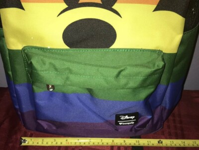 Disney Parks Loungefly Mickey Mouse W/ Ears Rainbow Pride  display picture 3