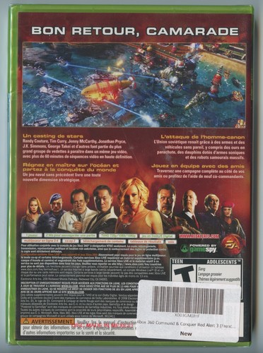 Command & Conquer: Red Alert 3 Microsoft Xbox 360 French Version Brand New - Picture 2 of 2