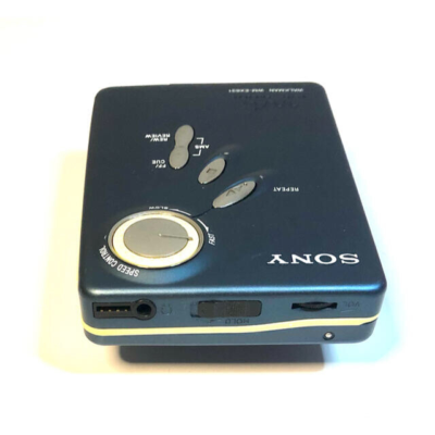 Sony WM-EX631 Cassette Walkman Navy Japan Vintage Tested