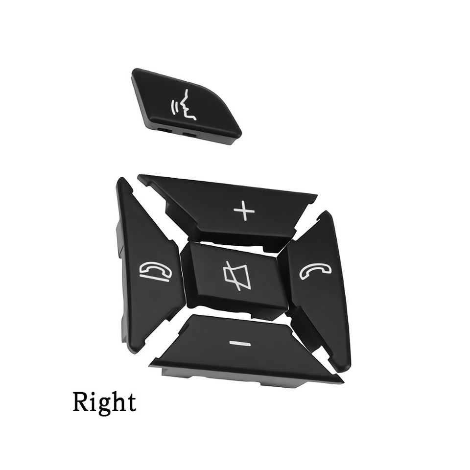 Pair Steering Wheel Control Switch Cover for E200 E250 E300 Left