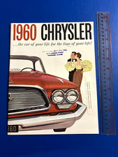 1960 Chrysler Windsor Saratoga New Yorker Color Sales Brochure Excellent Cond 1960 Chrysler Windsor Saratoga New Yorker Color Sales Brochure Excellent Cond