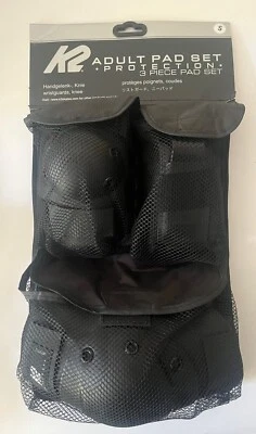 K2 Protection Adult 3 Pad Set Größe S - XL für Inlineskating Erwachsene schwarz