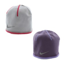 Nike Women's Beanie Hat Reversible Winter Cap Reflective Warm Fleece, 507062