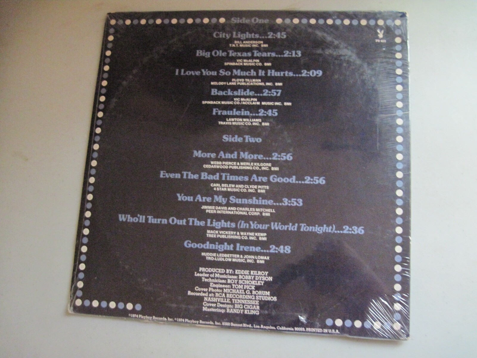 MICKEY GILLEY "City Lights" Pasadena Houston Texas Playboy SEALED