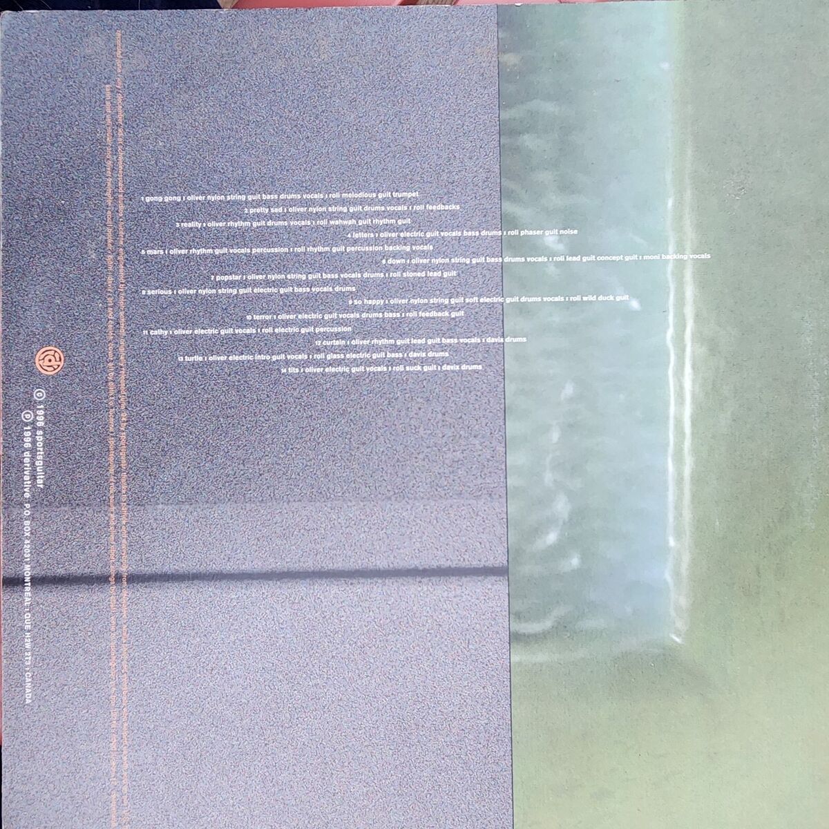 SPORTSGUITAR / fade/cliche LP derivative records 1996 pavement