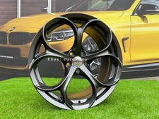 4 x 20 Inch 5x110 Drake Style Grey Wheels: Fits For Alfa Romeo Stelvio Tonale