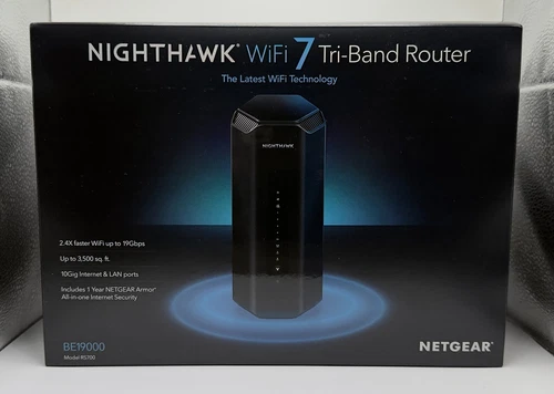 NETGEAR Nighthawk RS700 Tri-Band WiFi 7 Router (BE19000)