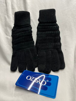 OZERO- Black Gloves- Size L
