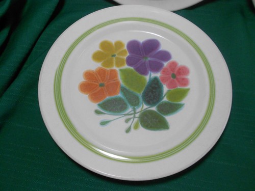 Franciscan Earthenware 4 Dinner Plates Floral - Picture 4 of 12