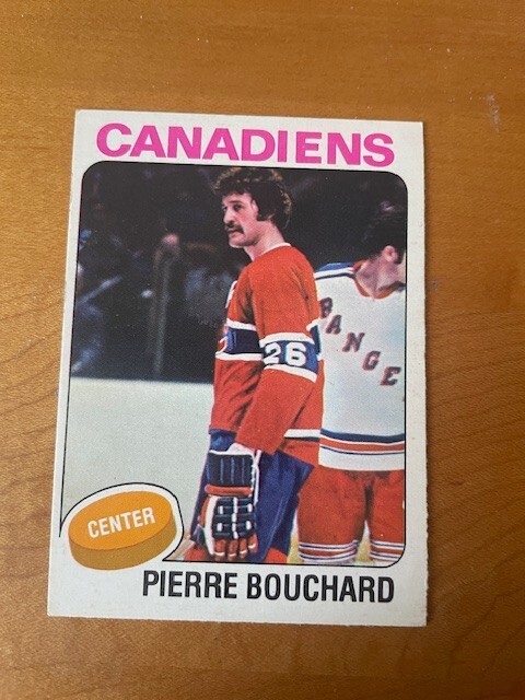 1975-76 O-Pee-Chee OPC set break #304 Pierre Bouchard - Montreal Canadiens NRMT