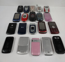 Assorted Flip Phones . Sold For Parts. Not Working. May Be Locked. Lot of 20
