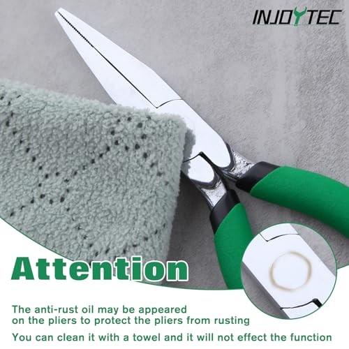 Flat Nose Pliers Duck Bill Jaw Pliers with Flat Nose Pliers with Serrated Jaw