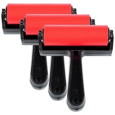 3 Pcs Multi-function Rubber Roller Manual Craft Block Printing Ink