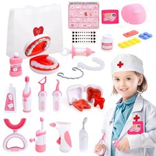 Dentist Playset for Kids Ages 3-8, 26PCS Realistic Pretend Dental T... Fast Ship