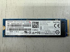 SanDisk A400 NVMe 256GB 2280 PCIe Gen3x4 CN-0Y2HHR-SN400-73U-00IN-A01