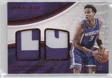 2016-17 Panini Immaculate Dual Materials Red 4/25 Skal Labissiere #DM-SL s3g
