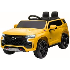 Kids 12V Electric Ride On Car with Parent Control LED Light 2 Speed for 3-6 Year