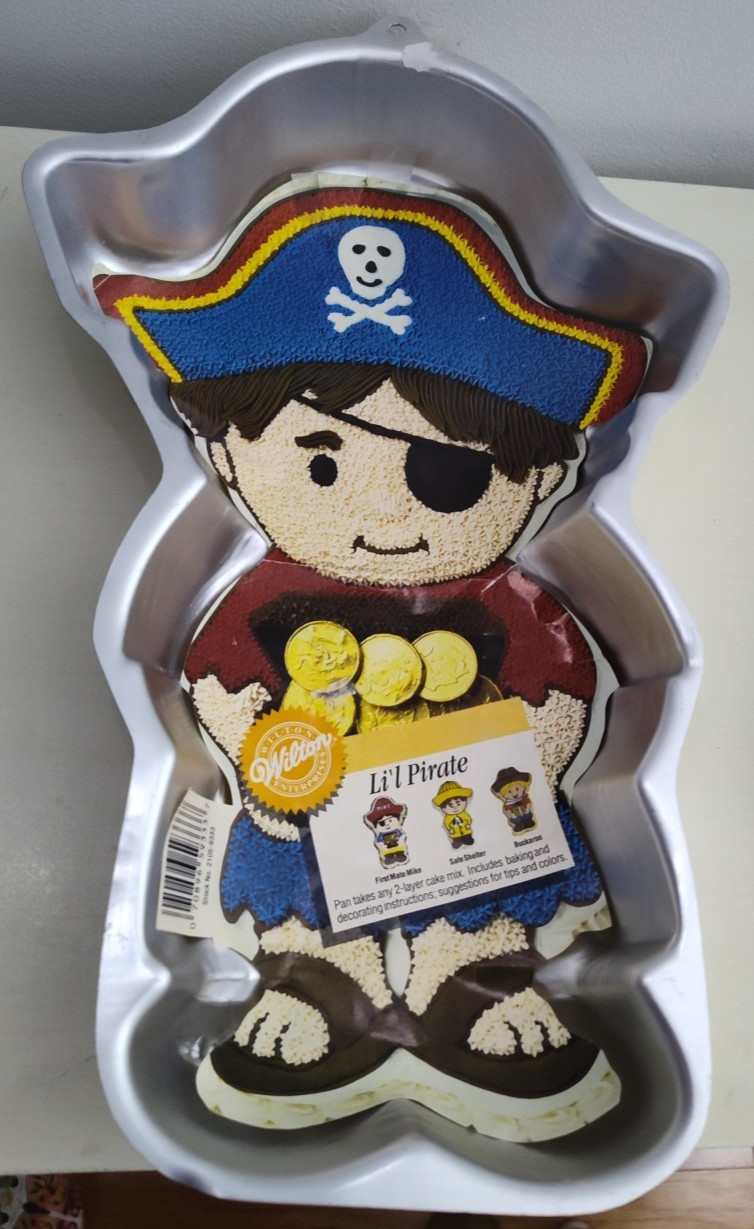 Wilton Cake Pans Lot of 3  Pocahontas, The Backyardigans, Lil Pirate