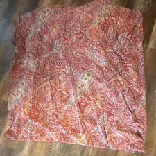 Vintage Ralph Lauren RED PAISLEY QUEEN FULL Duvet Cover