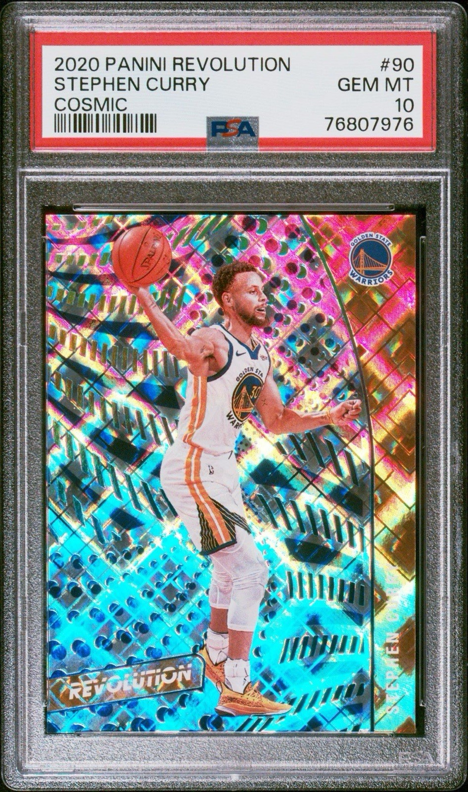 2020 Revolution - Stephen Curry #90 Cosmic /100 PSA 10
