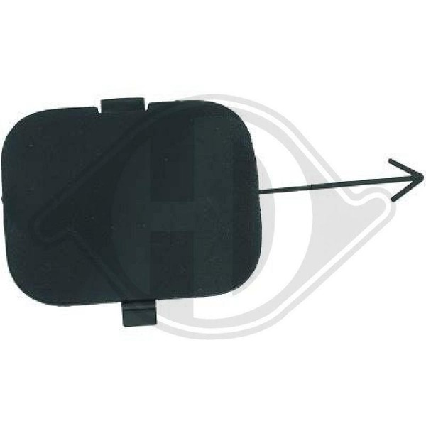 1X Klappe Abschlepphaken Diederichs 3434066 Hd Priority Parts FüR Fiat Hinten-image