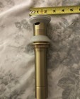 NEW Mr Faucet Brushed Gold, Stainless Steel Pop Up Drain Assembly — photo 2
