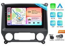 10.1"Android QLED 6+64 for Chevy Silverado 07-13 Car Stereo Radio GPS Navigation