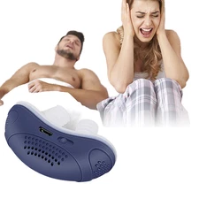 Mini Electric Anti Snoring Device Noise Stop Snore Sleep Apnea Relaxing Sleeping