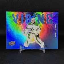 25-26 UD Series 2 Hockey Vibing VB-21 Jake Oettinger