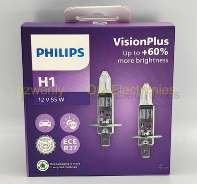 Philips H1 12258VP Vision Plus +60% light 3400k OEM car Headlight AUTO lamp