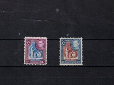 ST VINCENT - GV1 2/-, 5/- VALUES MOUNTED MINT