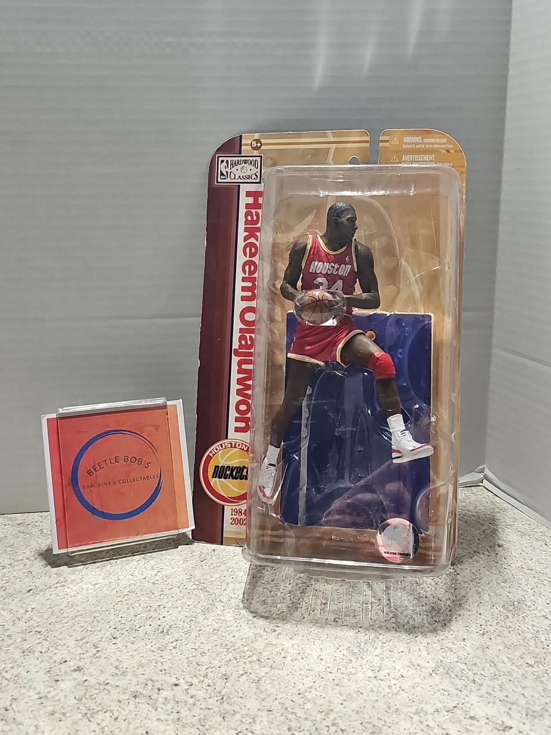2009 McFarlane NBA Houston Rockets Hakeem Olajuwon #34 NBA L