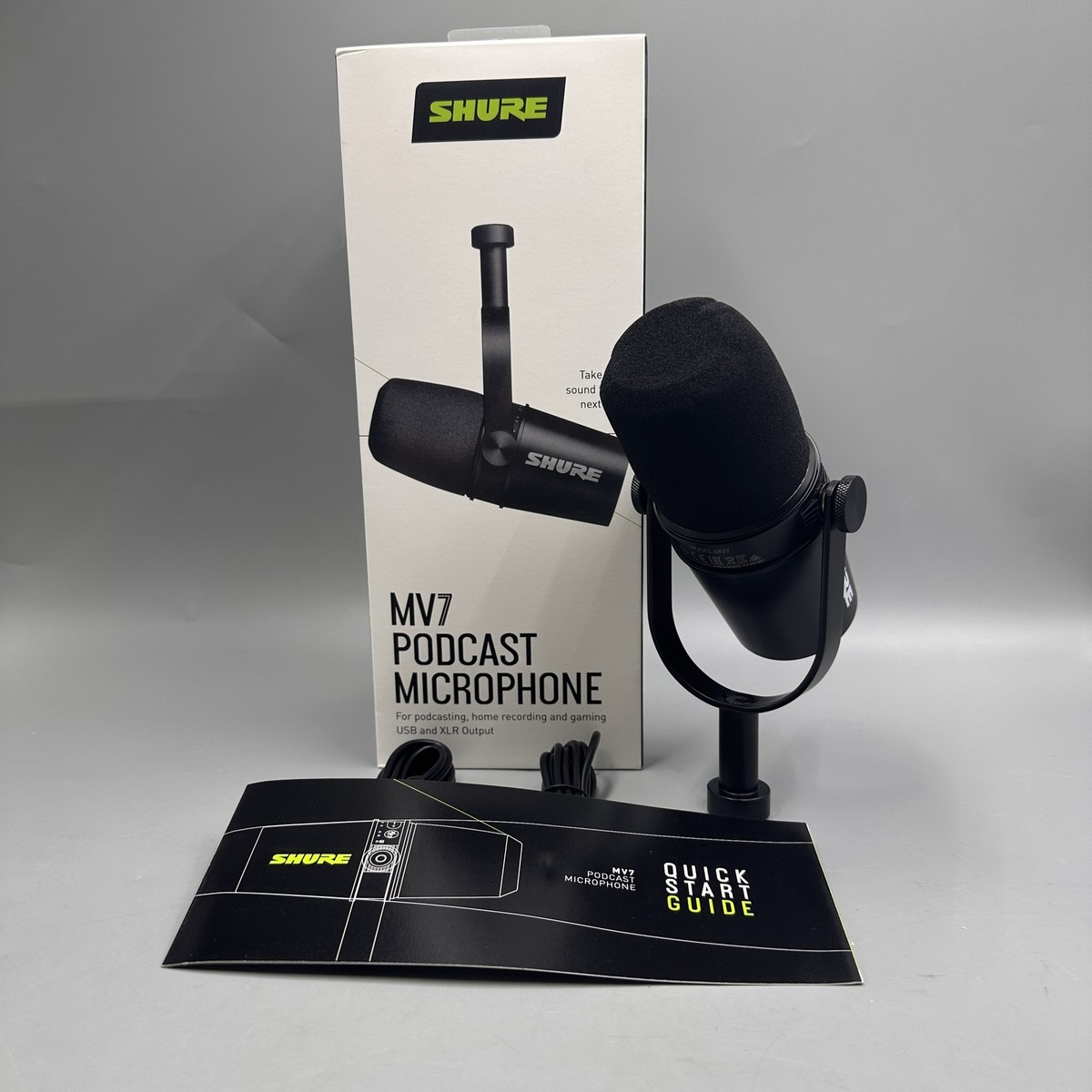 Shure MV7 Podcast Microphone - Black for sale online | eBay
