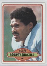 1980 Topps Robert Brazile #79 HOF 1d2