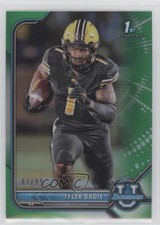 2021-22 Bowman U Chrome Prospects Green Refractor 42/99 Tyler Badie #80 zg6