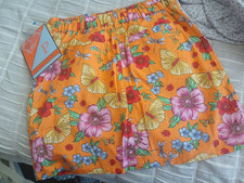 GIRLS NEW SKORT FLOWERS  BUTTERFLYS SIZE 10 BY NICK NACK PATTY WACK