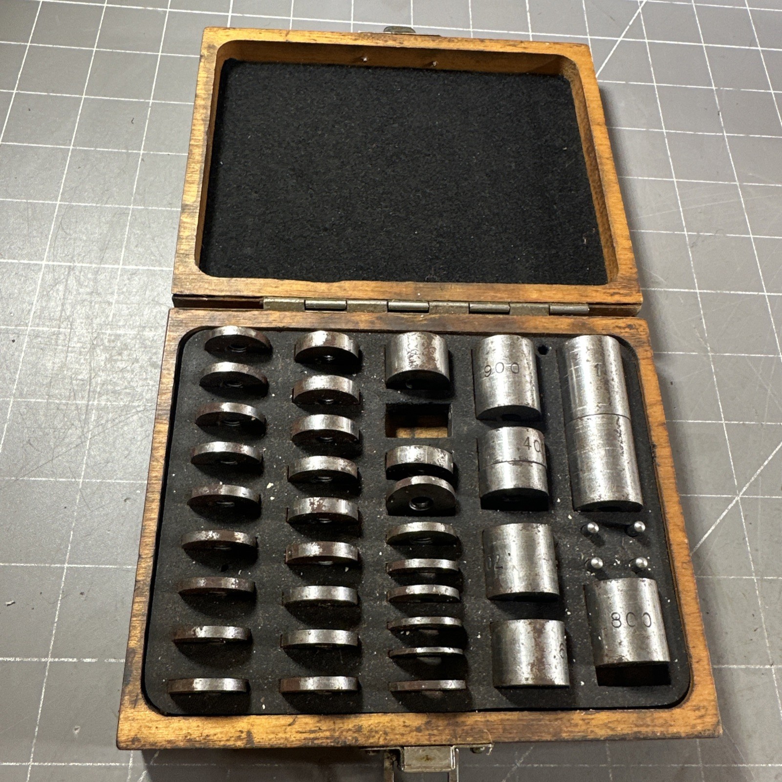 RALMIKE'S Tool-O-Rama Space Blocks W/ Wooden Case