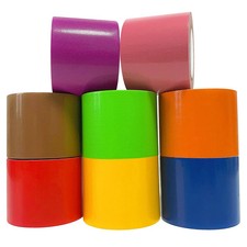 Rainbow Colored Duct Tape 8 Rolls,Colorful Duct Tape,Heavy Duty Rainbow Tape Col
