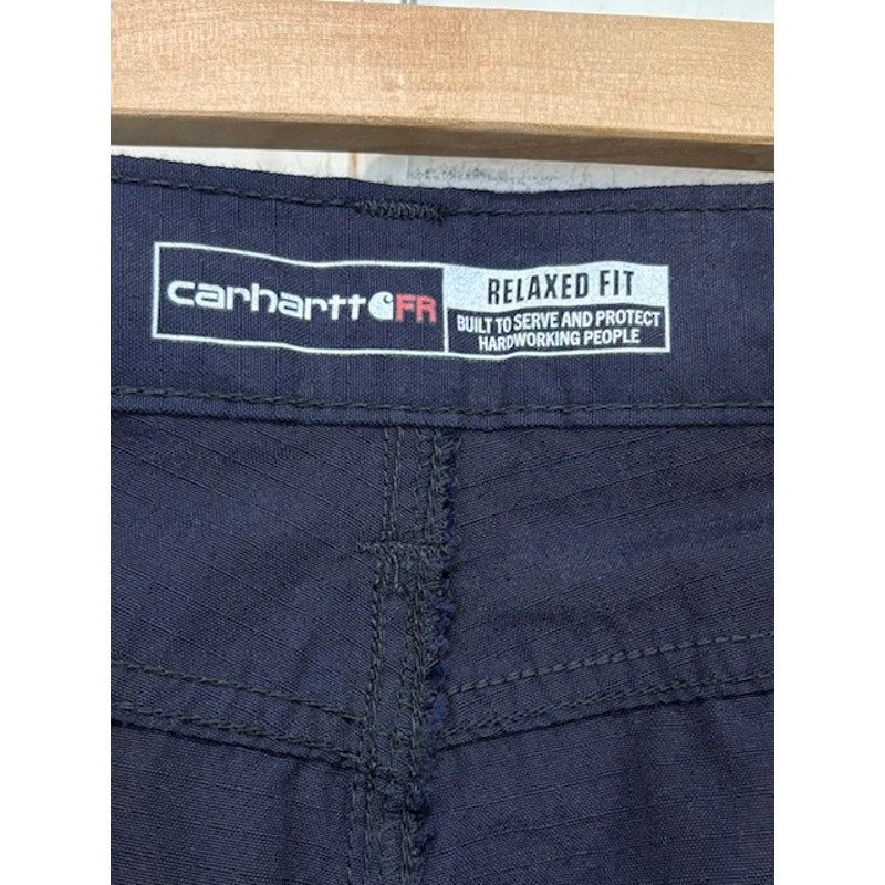 Carhartt FR Relaxed Fit Ripstop Pants Men 46x34 Navy CAT 2 Flame Resistant Cargo thumbnail 8