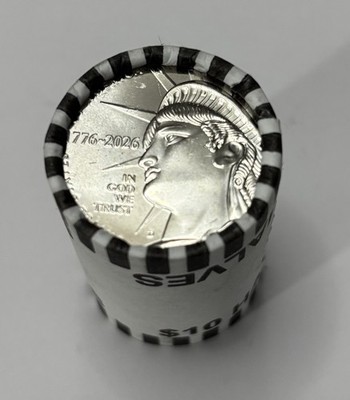 2026 D Semiquincentennial Half Dollar, Uncirculated Bank Wrapped Roll of 20