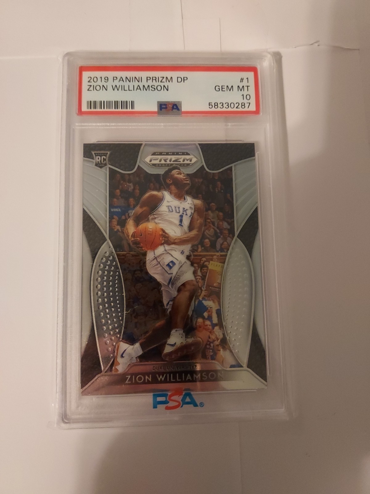 2019-20 Panini Prizm Draft Picks - Zion Williamson #1 (RC)