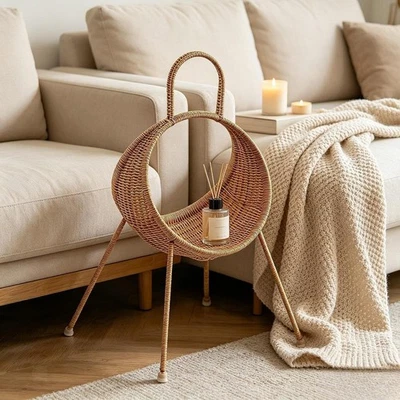 Magazine Rack Display Stand Standing Shelf Decorative Minimalism Books Storage - Image 1 of 4