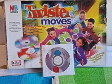 MB Games Twister Moves Music Board Game w/ 2 CDs Complete Set 1-4 8+