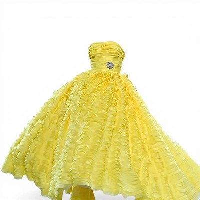 Alexandre Vauthier Haute Couture Silk Organza Ball Gown Runway Red Carpet Bridal