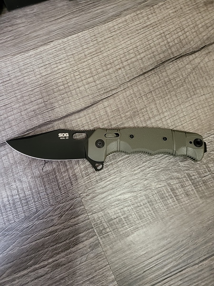 SOG Seal XR 3.9 inch Folding Lockback Knife | eBay