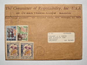 VIETNAM POSTAL HISTORY COVER to US 1971