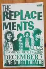 ORIGINAL REPLACEMENTS Young Fresh Fellows CONCERT POSTER Portland Oregon 1987