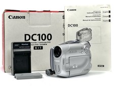 Canon DC100 DVD Camcorder W/ Box, Charger  Disc WORKS/TESTED