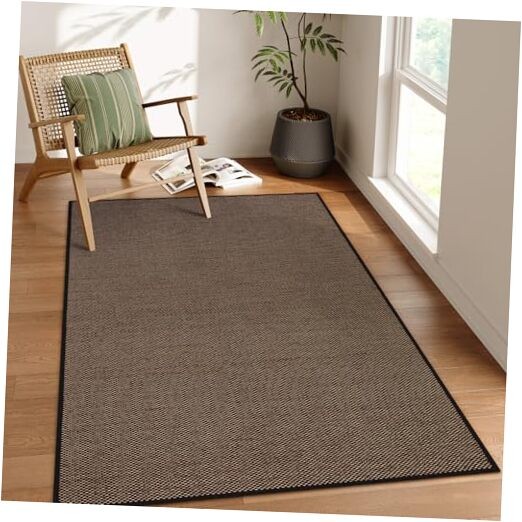 Farmhouse Black 3x5 Area Rug for Entryway Living Room Bedroom Dorm