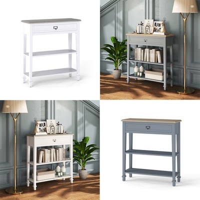 Entryway Table with Drawers, Console Table with Storage for Living Room
